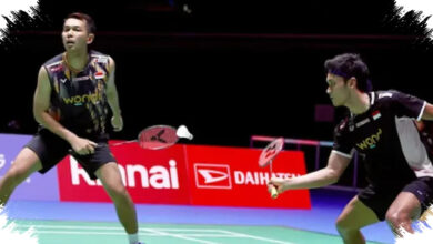 Strategi Awal Gagal, Fajar/Fikri Ubah Tempo dan Amankan Semifinal Japan Open