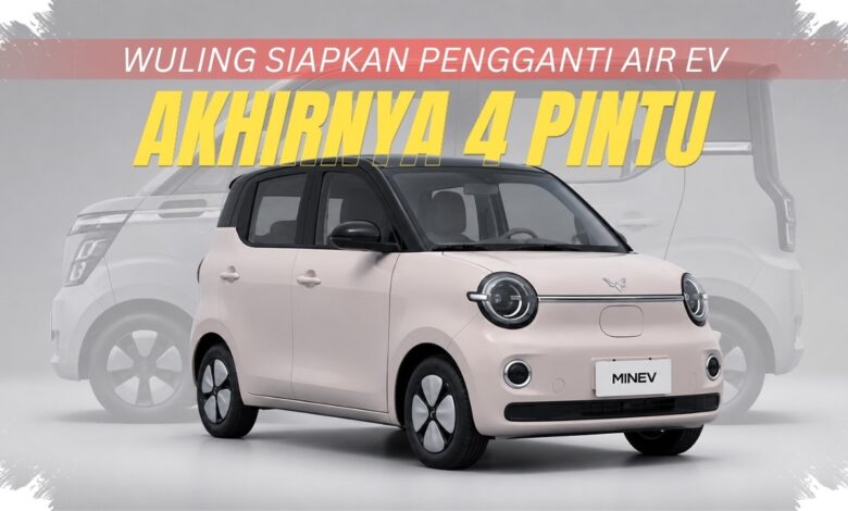 Wuling Aira EV Usung 4 Pintu dan Isi Cepat, City Car Mungil Kini Lebih Praktis