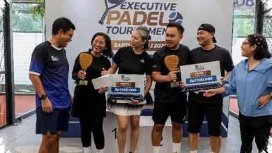 Antam dan BRI Rebut Gelar Padel Eksekutif, Bank Raya Dua Kali Runner-up