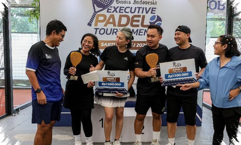 Antam dan BRI Rebut Gelar Padel Eksekutif, Bank Raya Dua Kali Runner-up
