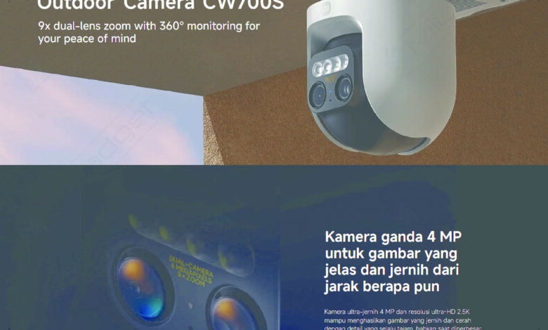 Kamera Surya Xiaomi Ini Lepas dari Wi-Fi, Dua Lensa 3K Tetap Mengejar Gerakan