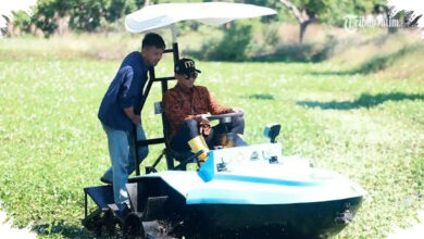 Traktor Perahu Listrik ITS Bidik 1 Hektare, Jawaban untuk Lahan Gambut Basah