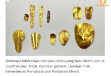 24 Lidah Emas Ditemukan di Makam Mesir, Bekal Arwah untuk Bicara dengan Osiris