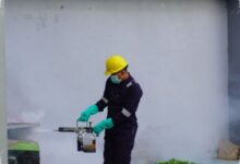 Cegah DBD di Balik Jeruji, Lapas Purwokerto Fogging 3 Blok Hunian