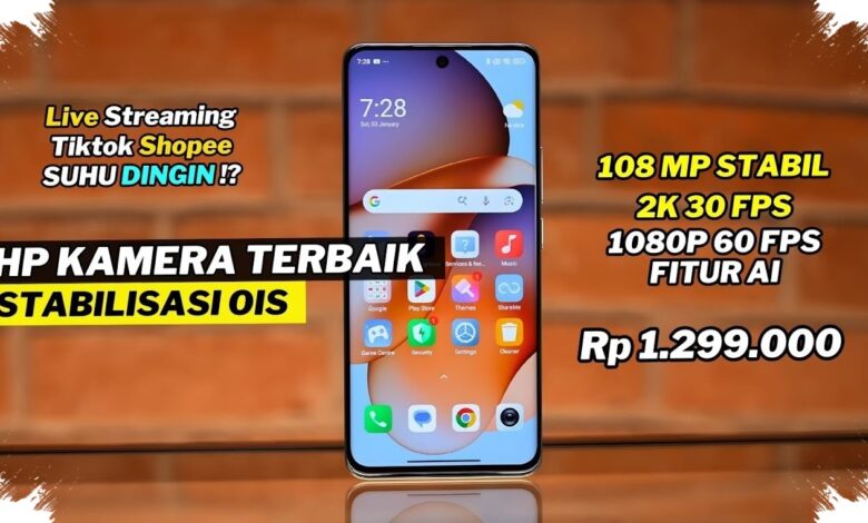 6 HP Rp1 Jutaan untuk Ngonten, Kamera Jernih dan CapCut Ringan saat Dana Terbatas