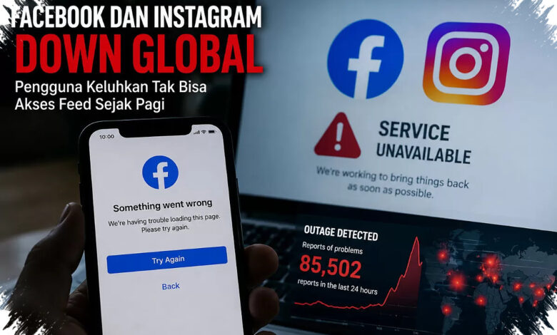 Facebook, Instagram, dan Messenger Lumpuh Bersamaan, Bisnis Ikut Tersendat