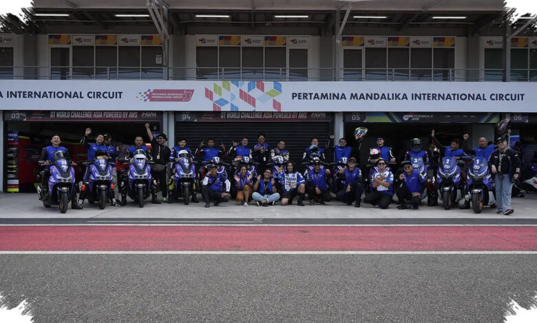 5 Kelas MAXI Race di Mandalika, Saat 77 Pengguna Skutik Yamaha Masuk Sirkuit