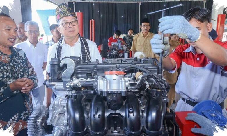 Toyota Kirim Mesin ke Lombok, Akses Praktik Siswa SMK Makin Dekat ke Industri