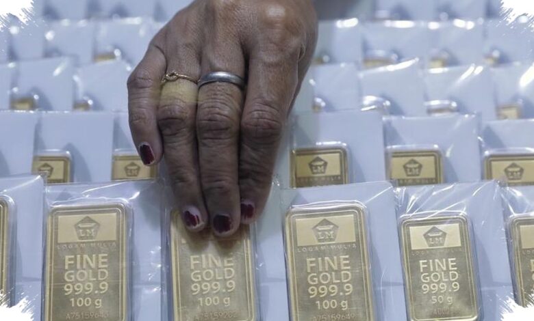 Buyback Emas Antam Jatuh Rp46 Ribu, Lebih Dalam daripada Harga Jual Sepekan