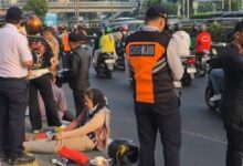 Mobil Boks Tak Sempat Mengerem di MT Haryono, 4 Orang Terluka dalam Tabrakan Beruntun