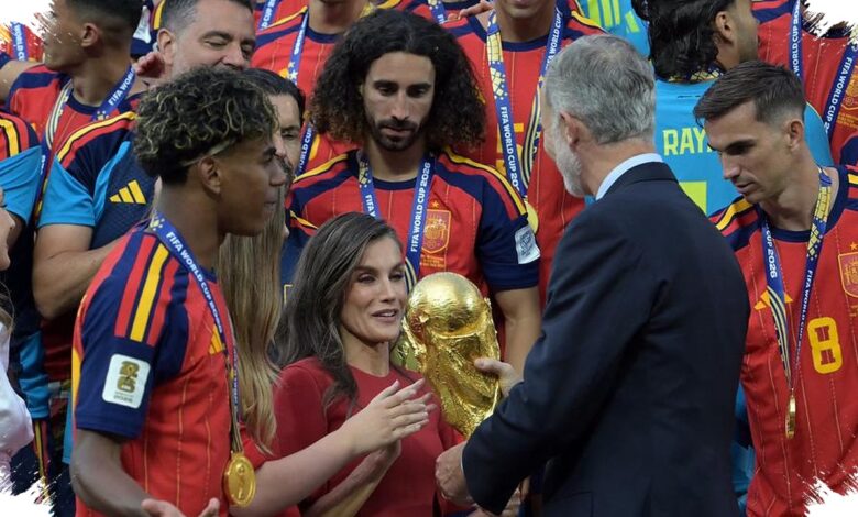 Gaun Merah Ratu Letizia Menjadi Simbol Kebanggaan saat Spanyol Juara Piala Dunia 2026