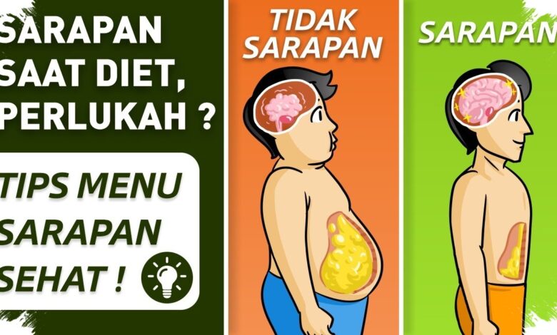 Perut Buncit Tak Cukup Dilawan Olahraga Pagi, Sarapan Bisa Mengubah Hasil