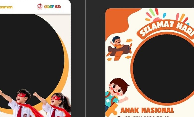 20 Link Twibbon Hari Anak Nasional 2026, Satu Unggahan untuk Suarakan Perlindungan