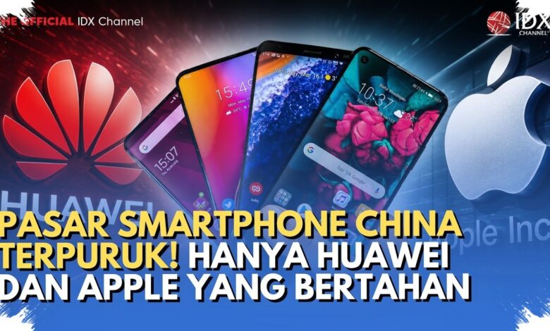 Pasar HP China Melemah, Huawei dan Apple Melaju Saat Harga Mulai Naik