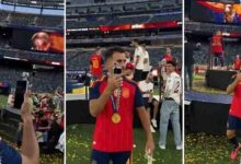 Kamera Honor Robot Phone Bergerak Sendiri di Pesta Juara Spanyol, Begini Aksinya