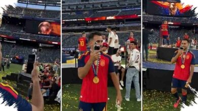 Kamera Honor Robot Phone Bergerak Sendiri di Pesta Juara Spanyol, Begini Aksinya