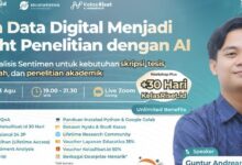 Riset Digital Kian Menantang, Mahasiswa Diajak Membaca Sentimen dengan AI