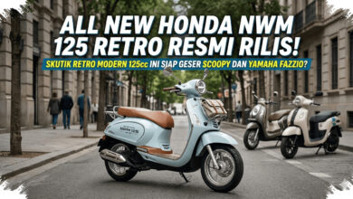 Honda NWM125 Mulai 7.980 Yuan, Skutik Retro Ringan yang Sudah Punya ABS